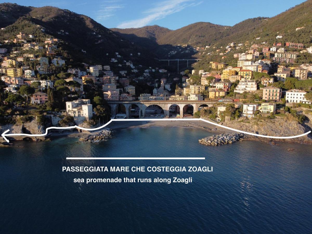 La Terrazza Sul Mare Apartamento Zoagli Exterior foto